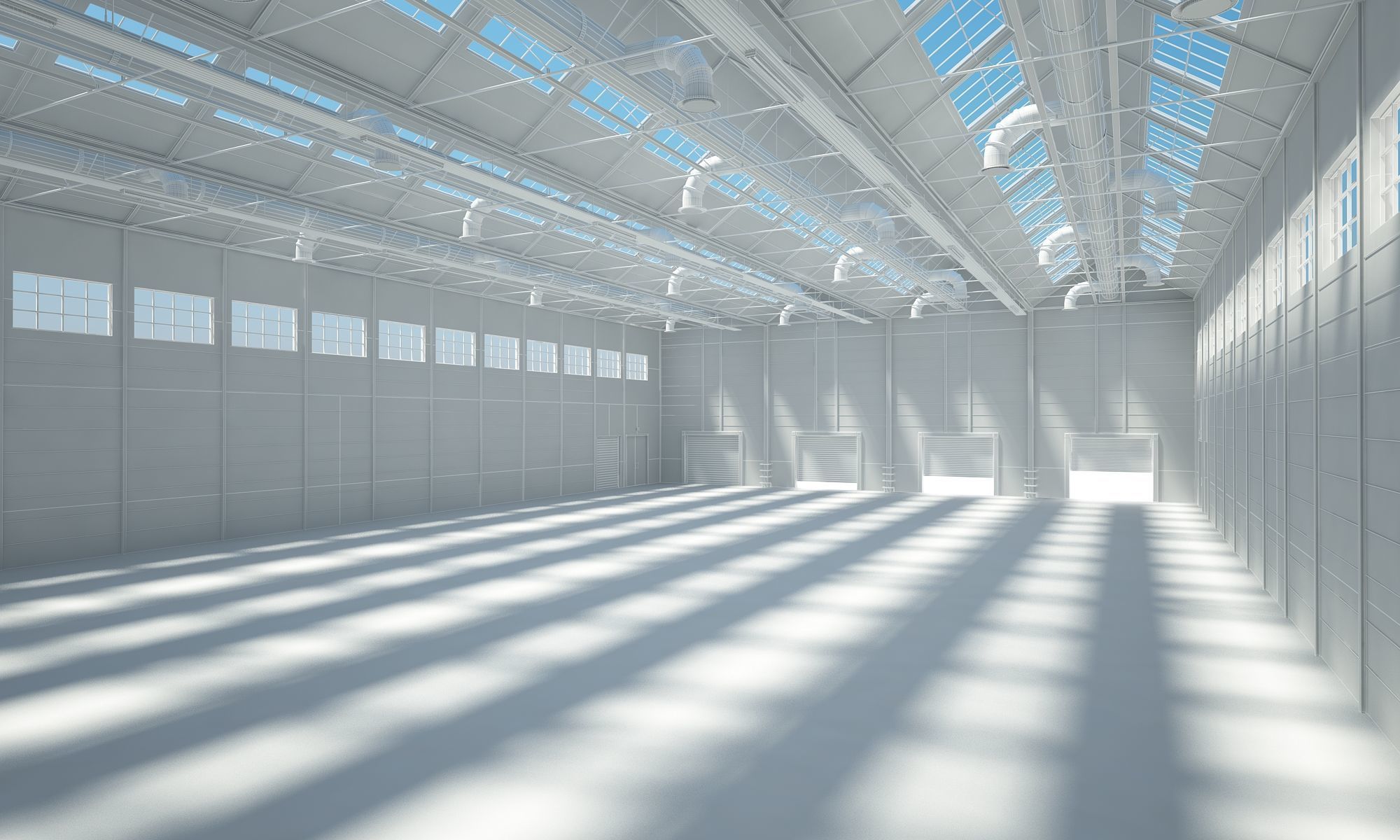 Warehouse  Logistics Building Set 3D model_20