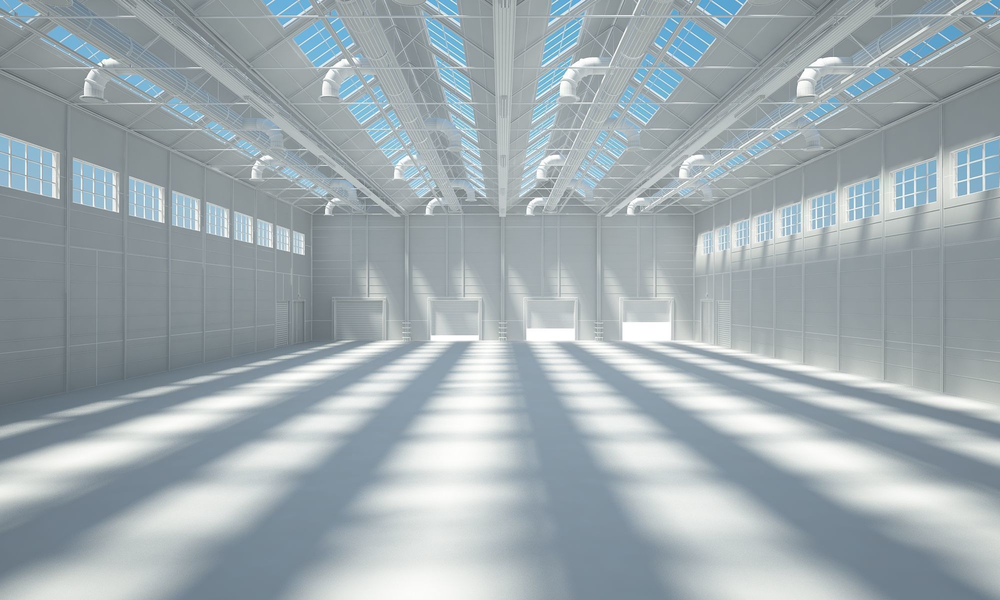 Warehouse  Logistics Building Set 3D model_17