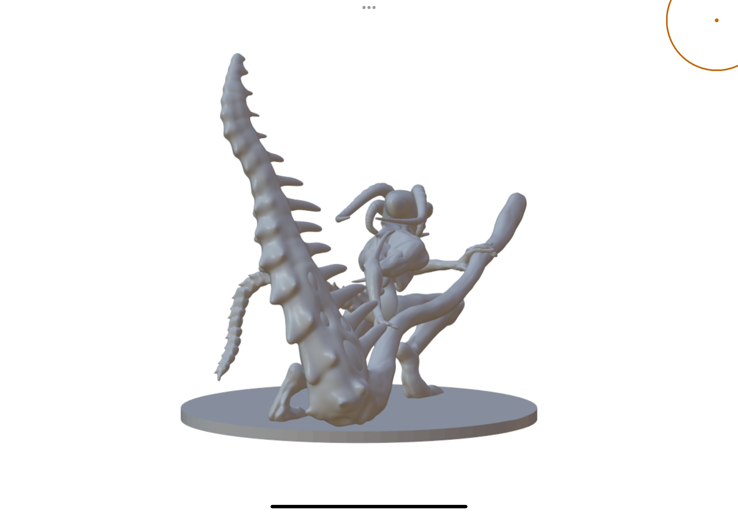 Bael 3D sculpture 3D print model_2