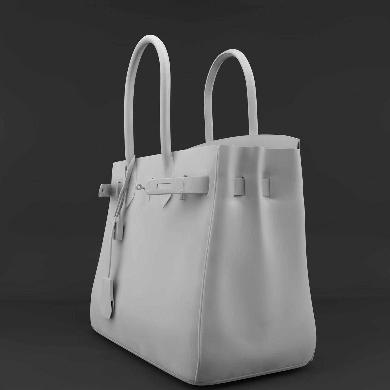  open up bag 3D print model_10