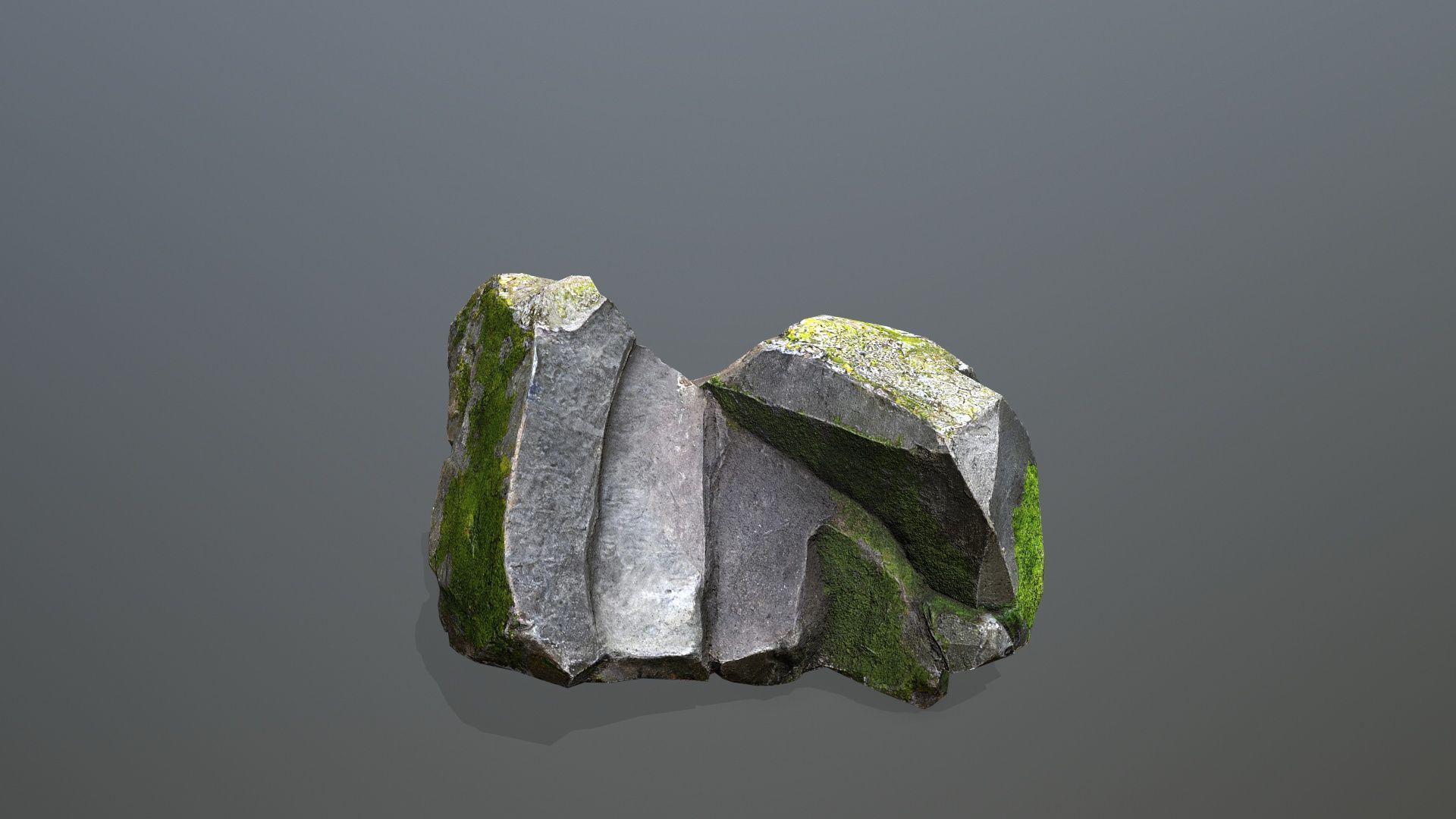 Rock Set Low-poly 3D model_5