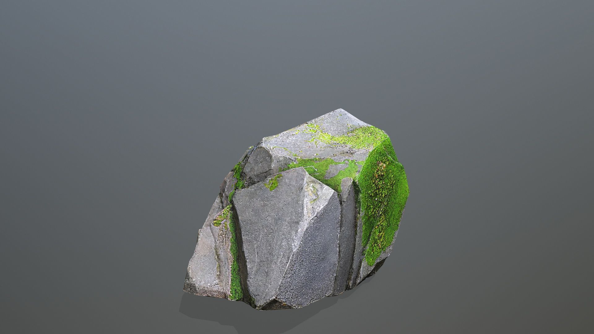 Rock Set Low-poly 3D model_4