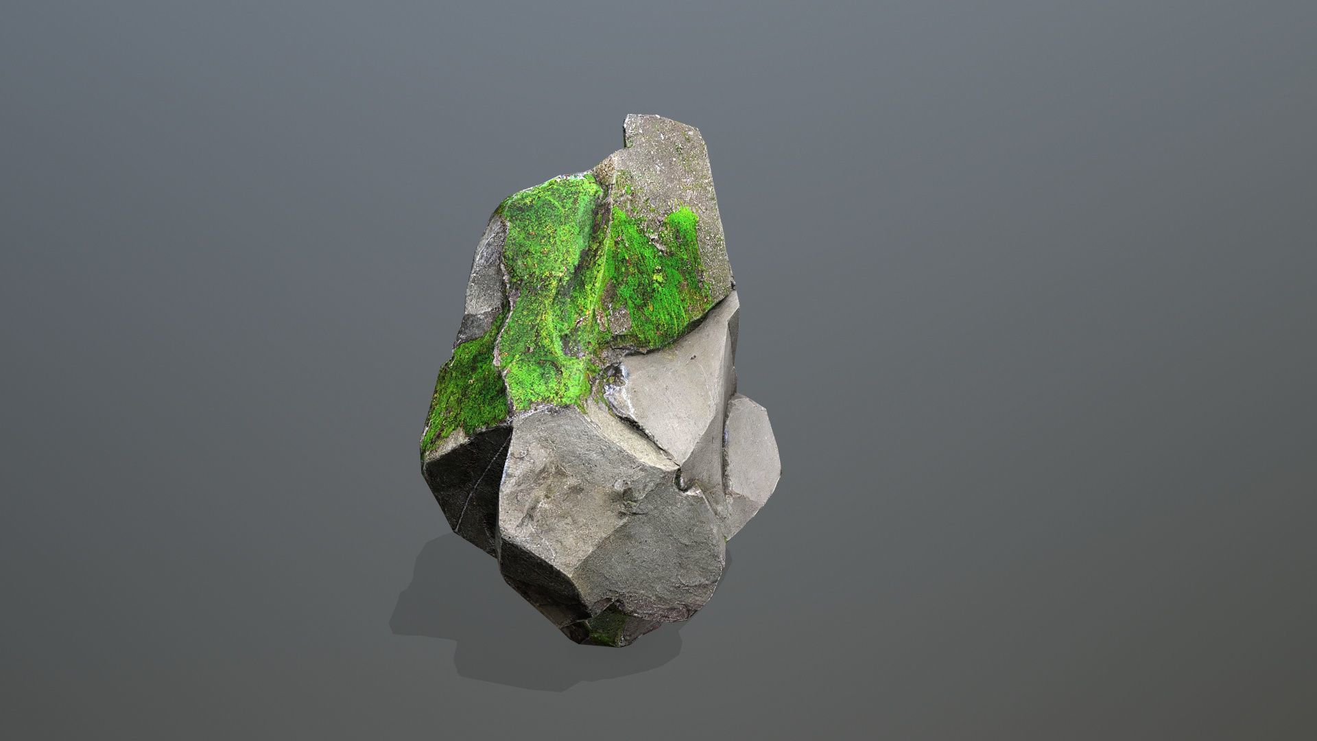 Rock Set Low-poly 3D model_7