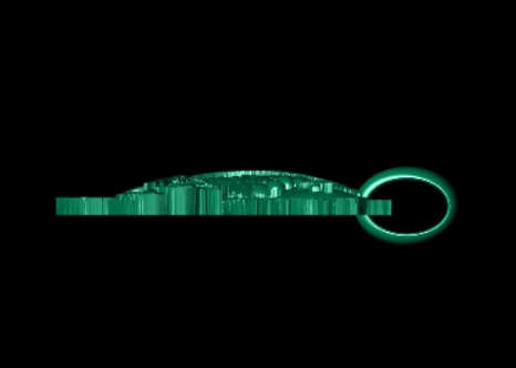 Fish Locket Low-poly 3D model_3