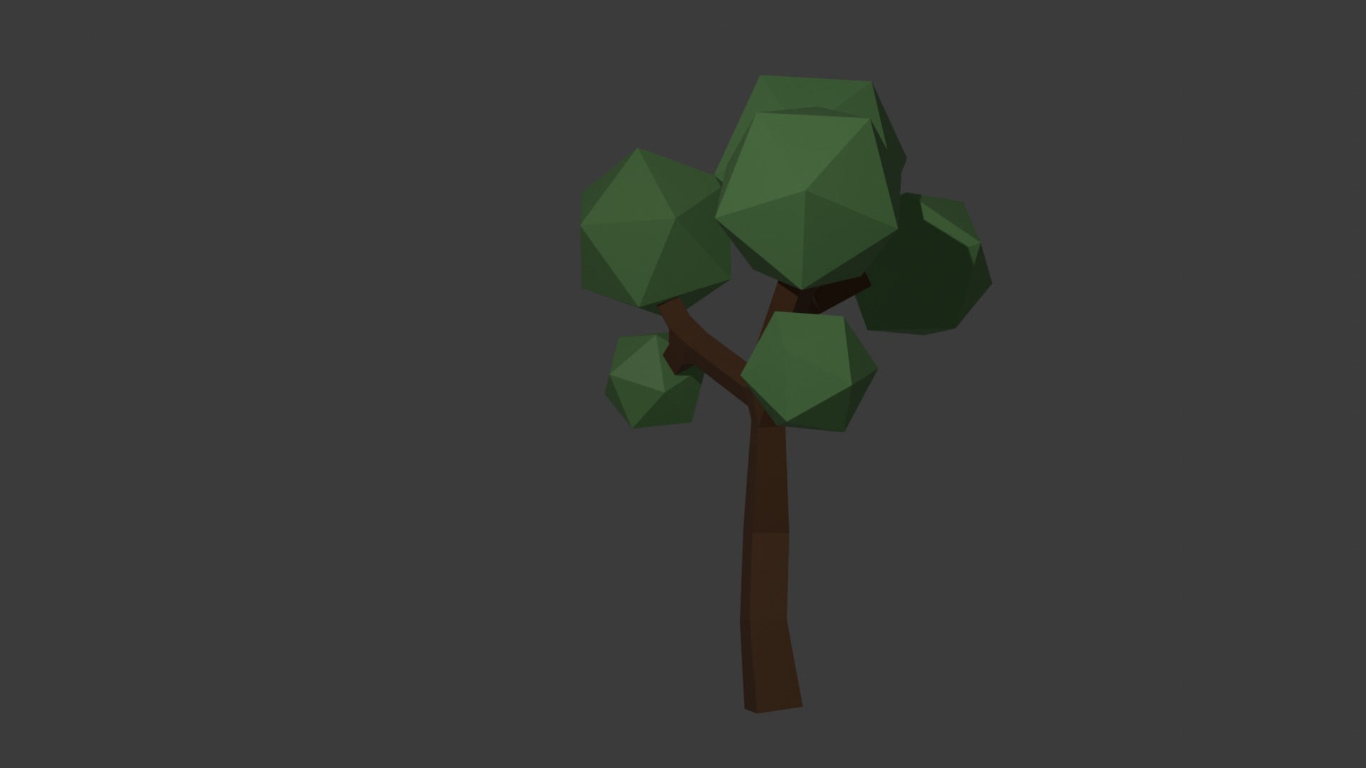 Low-Poly Stylized Tree Free low-poly 3D model_4
