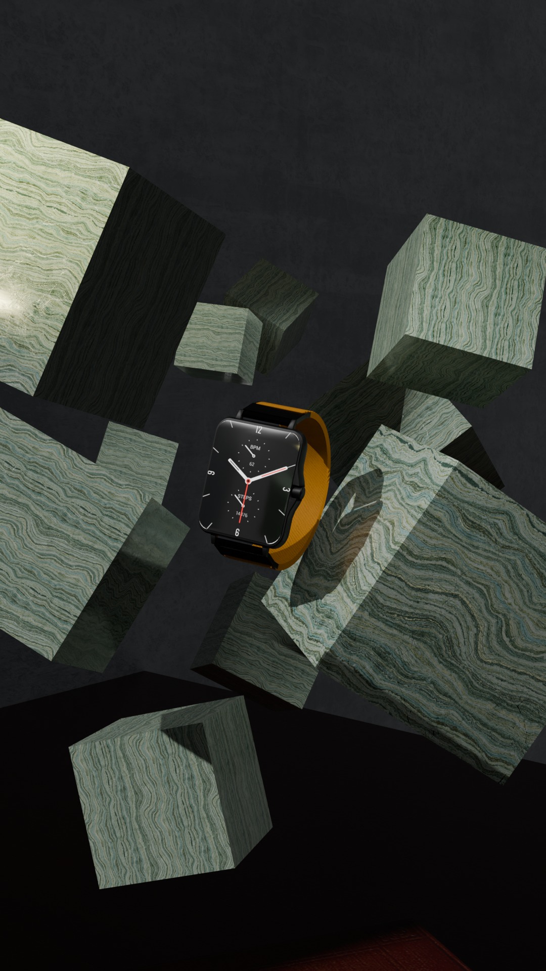 smart watch amazfit gts2 3D model_1