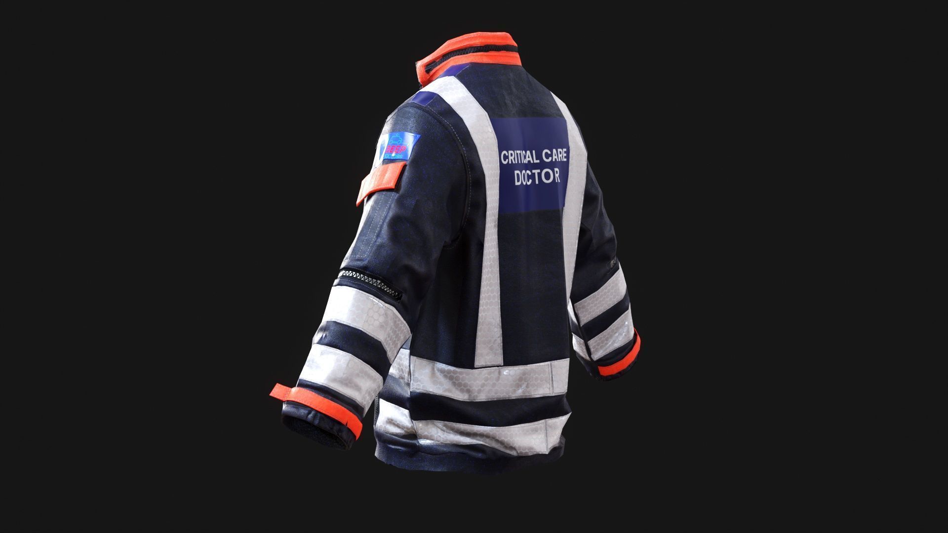 BEEP Doctors Cumbria  Volunteer Emergency  Life-Saving Doctors Low-poly 3D model_19