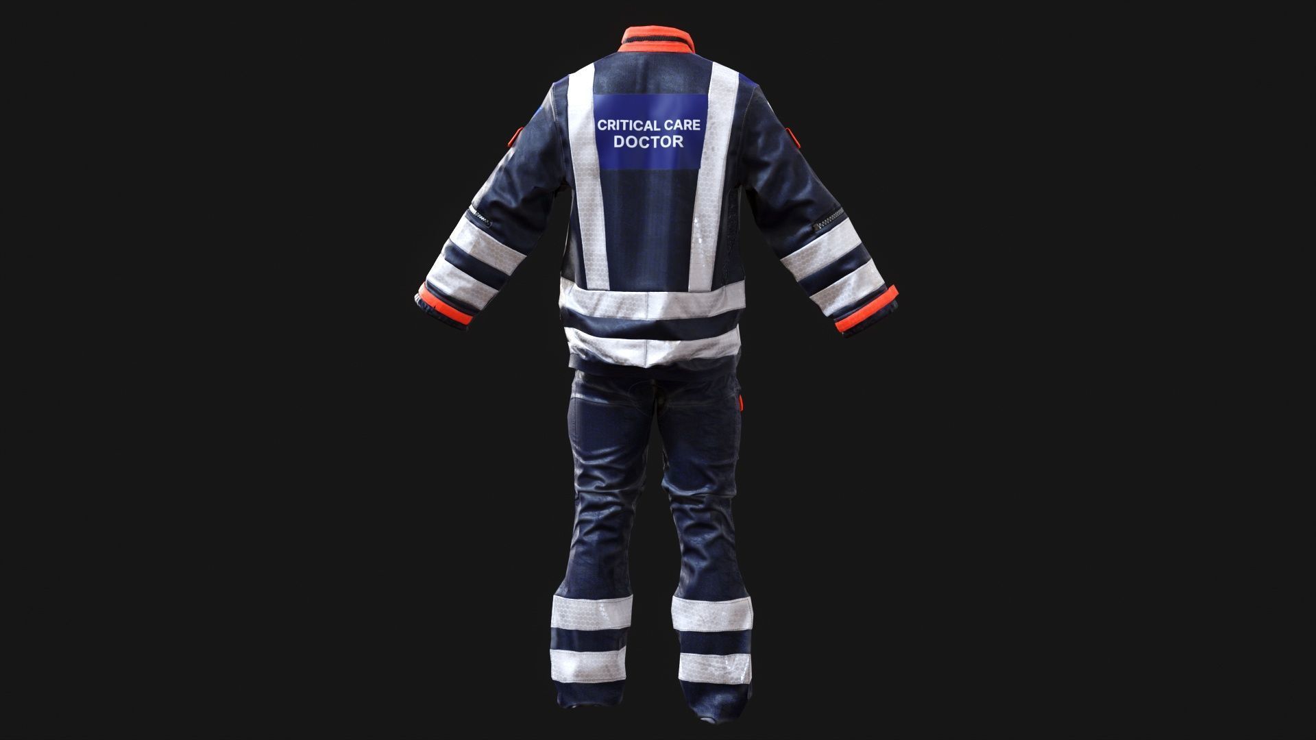 BEEP Doctors Cumbria  Volunteer Emergency  Life-Saving Doctors Low-poly 3D model_11