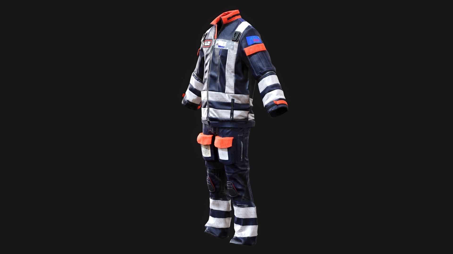 BEEP Doctors Cumbria  Volunteer Emergency  Life-Saving Doctors Low-poly 3D model_13