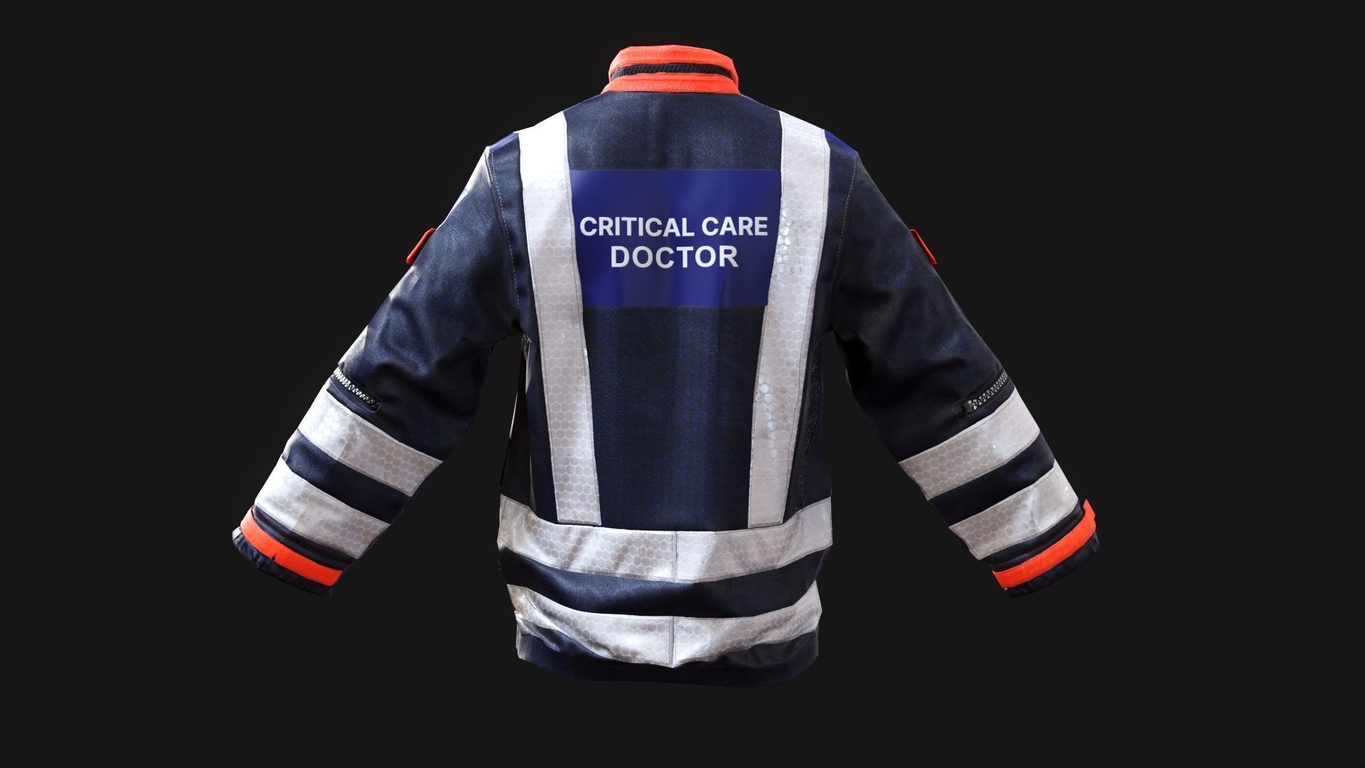 BEEP Doctors Cumbria  Volunteer Emergency  Life-Saving Doctors Low-poly 3D model_18