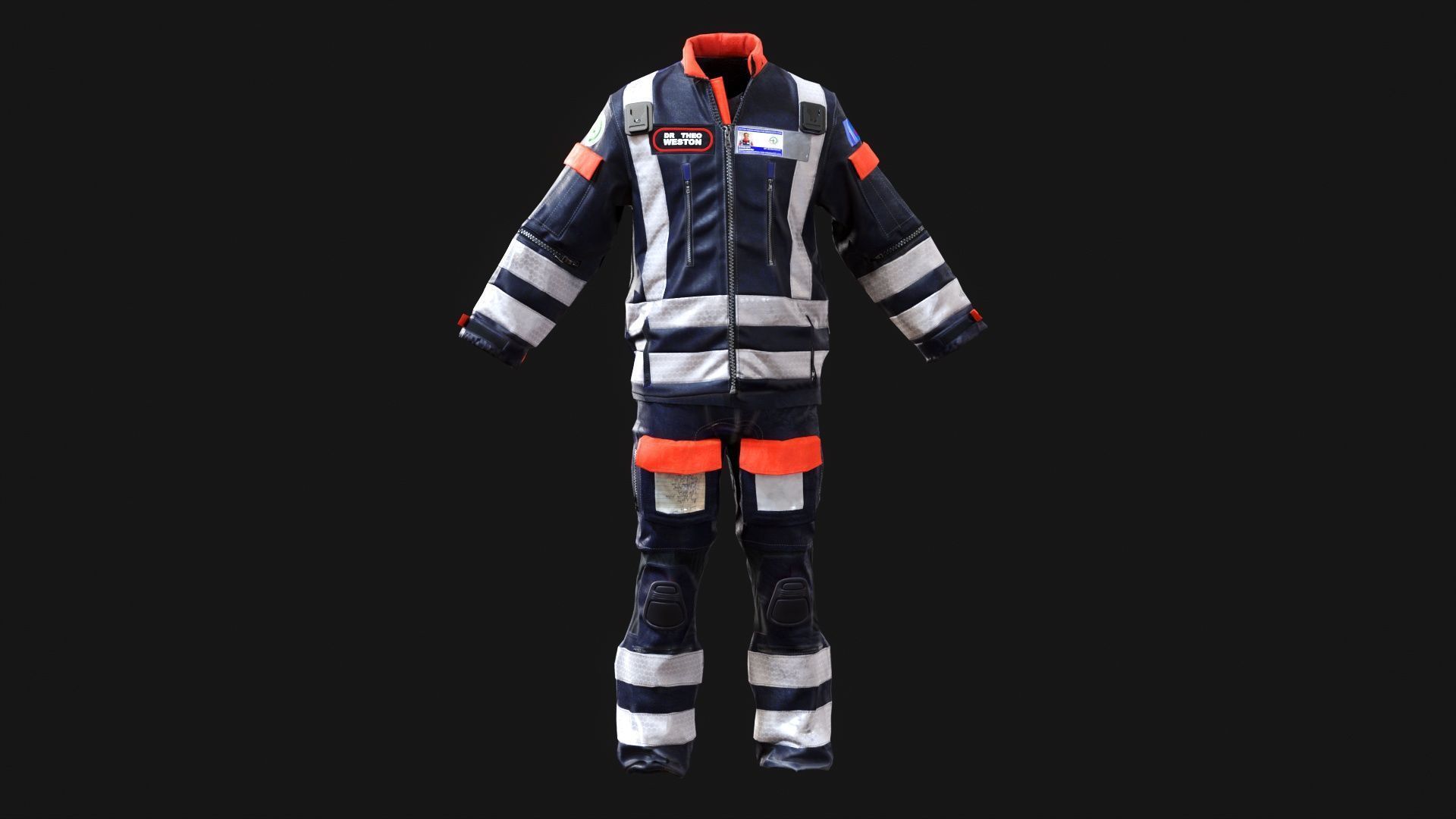 BEEP Doctors Cumbria  Volunteer Emergency  Life-Saving Doctors Low-poly 3D model_7