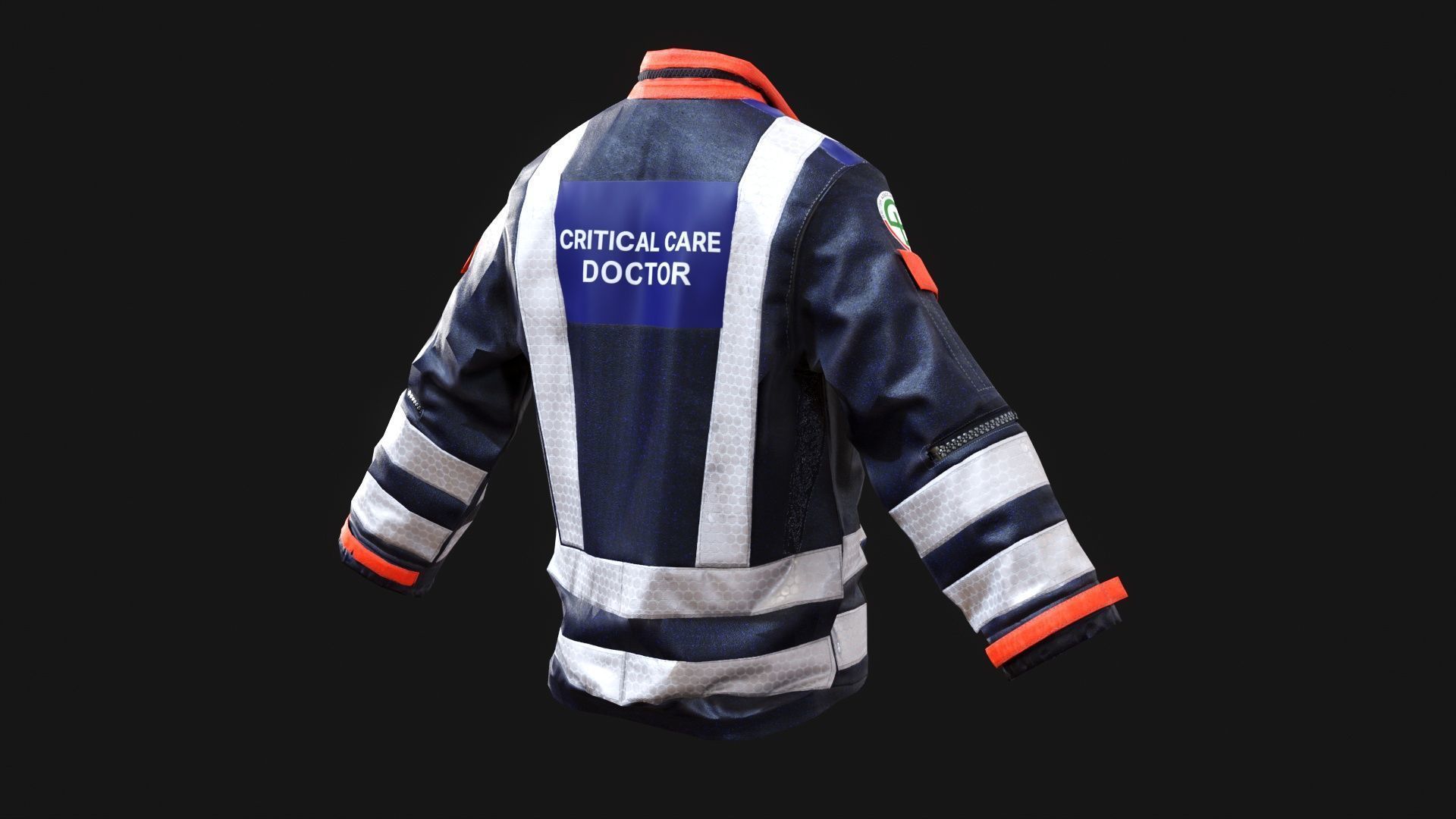 BEEP Doctors Cumbria  Volunteer Emergency  Life-Saving Doctors Low-poly 3D model_17