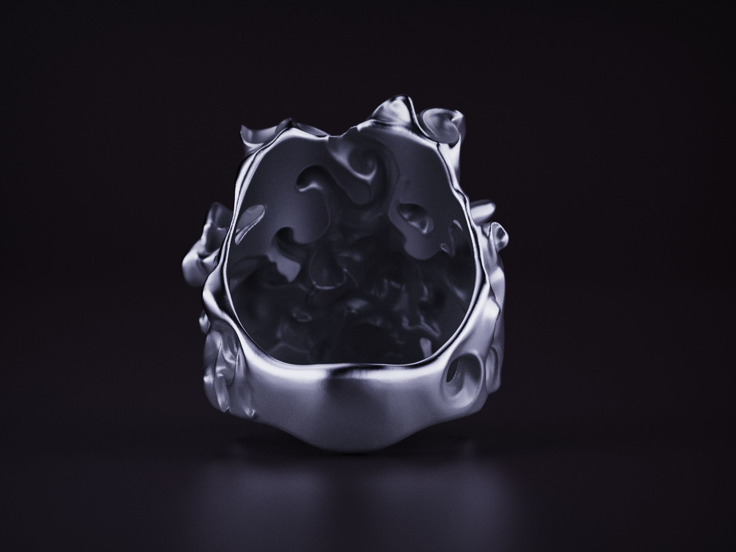 Chaos Ring Abstract Fashion Jewelry 3D print model_10