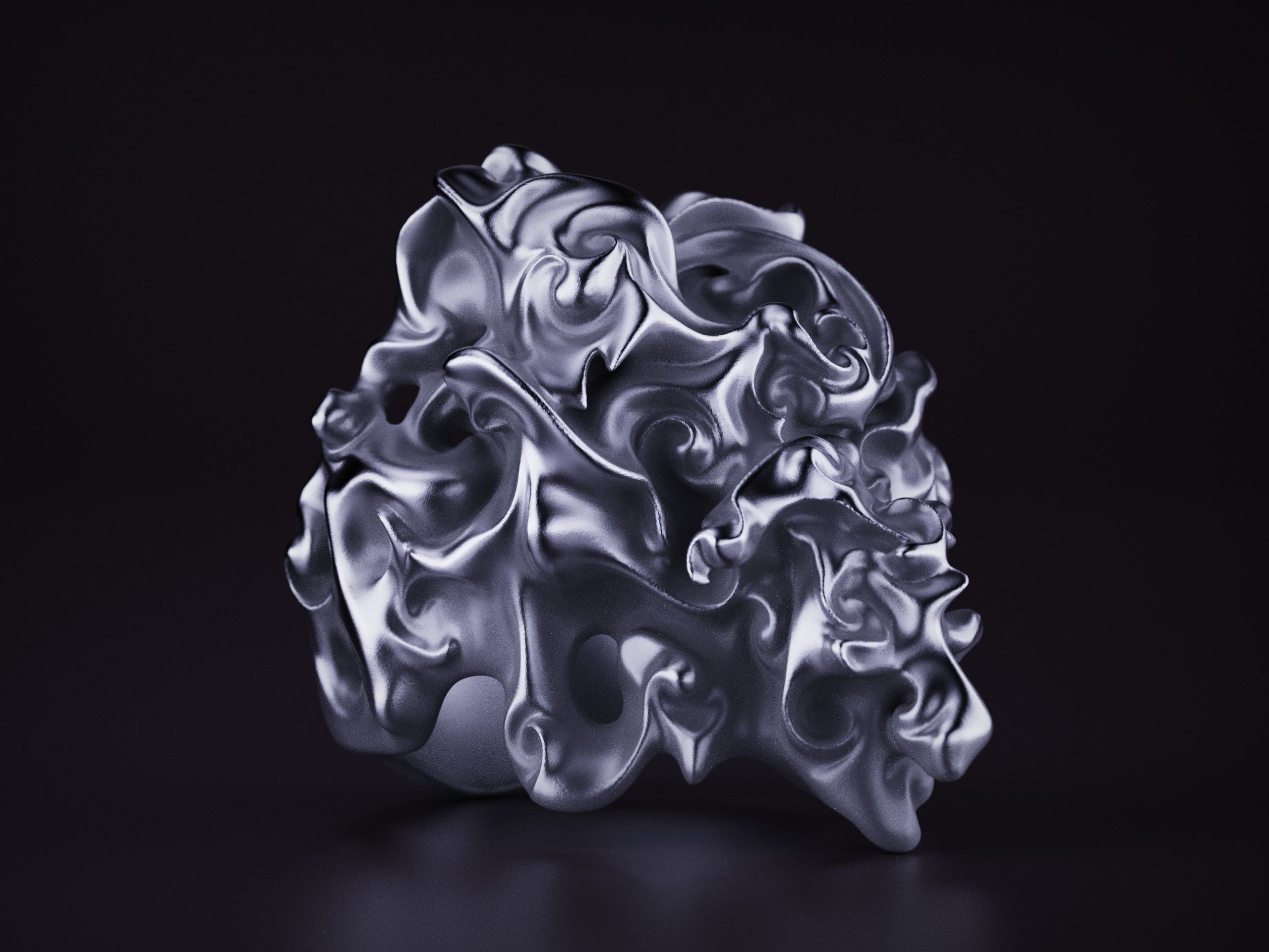 Chaos Ring Abstract Fashion Jewelry 3D print model_6