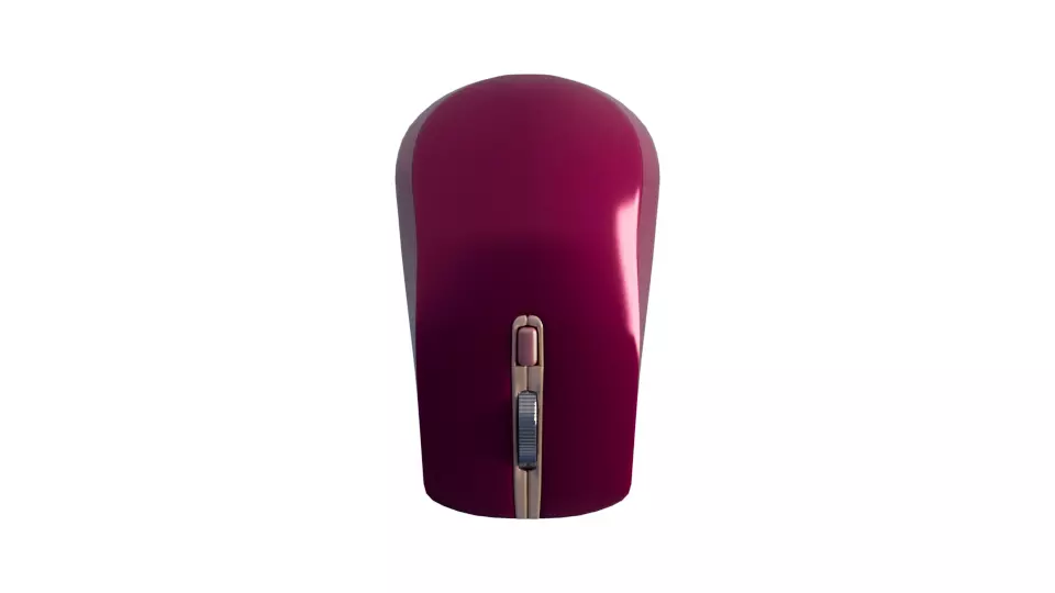 wireless Mouse Low-poly 3D model
