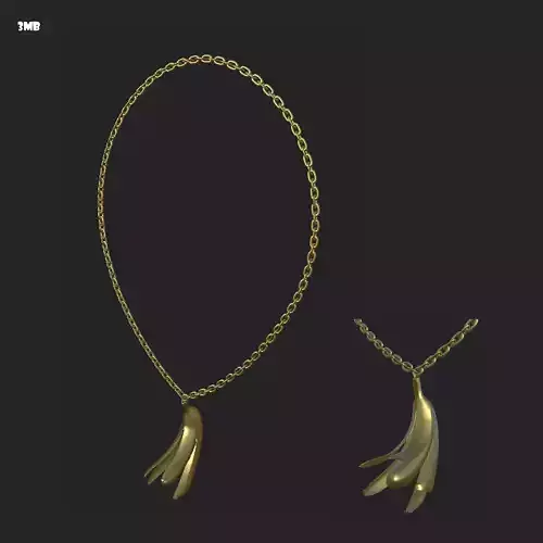 Banana Chain MODEL for Maya Blender and Game Engine