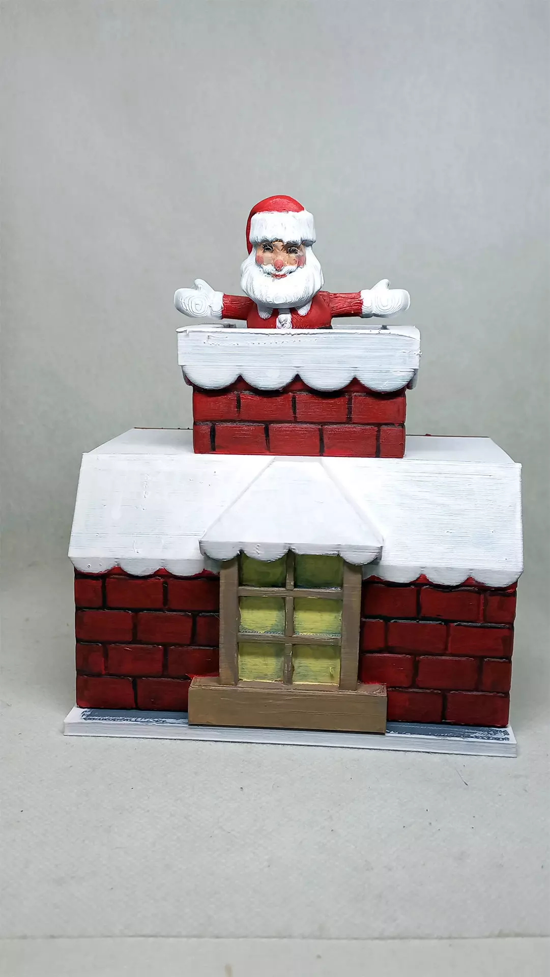 santa claus mechanical toy  3D print model_0