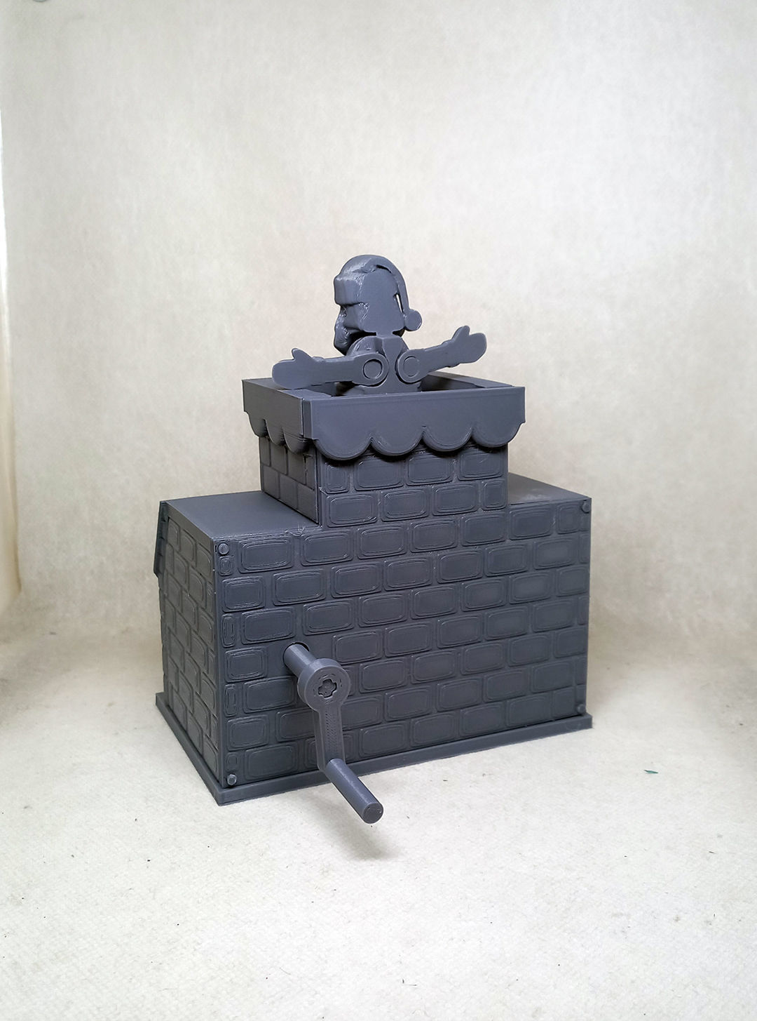 santa claus mechanical toy  3D print model_13