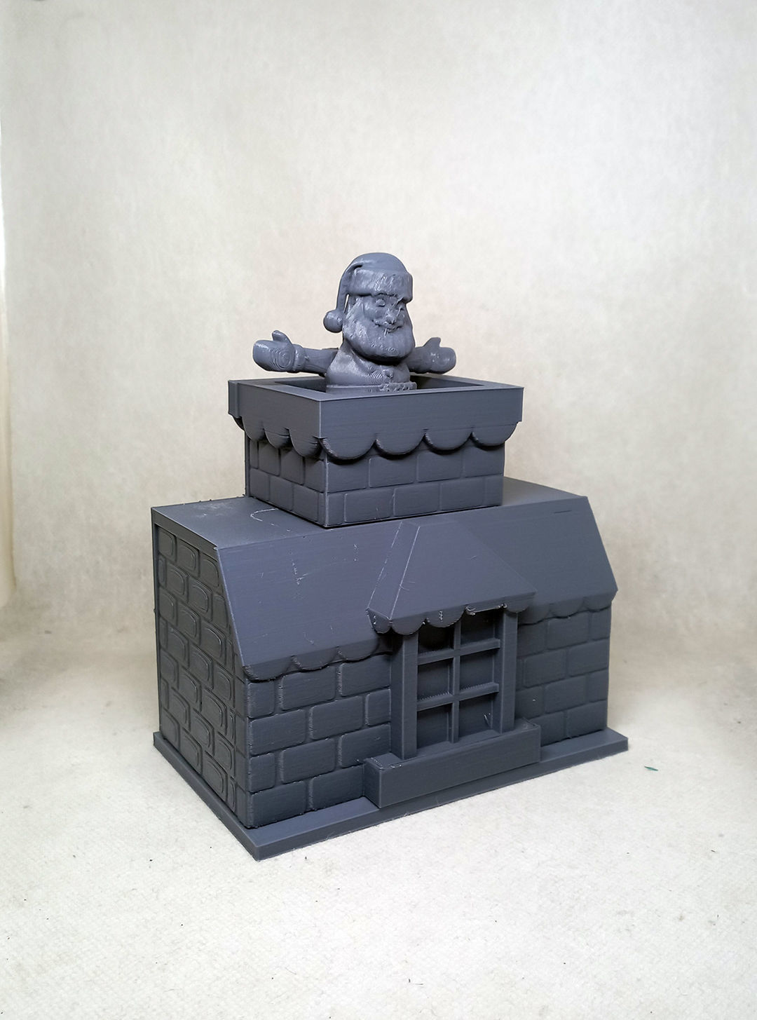 santa claus mechanical toy  3D print model_10