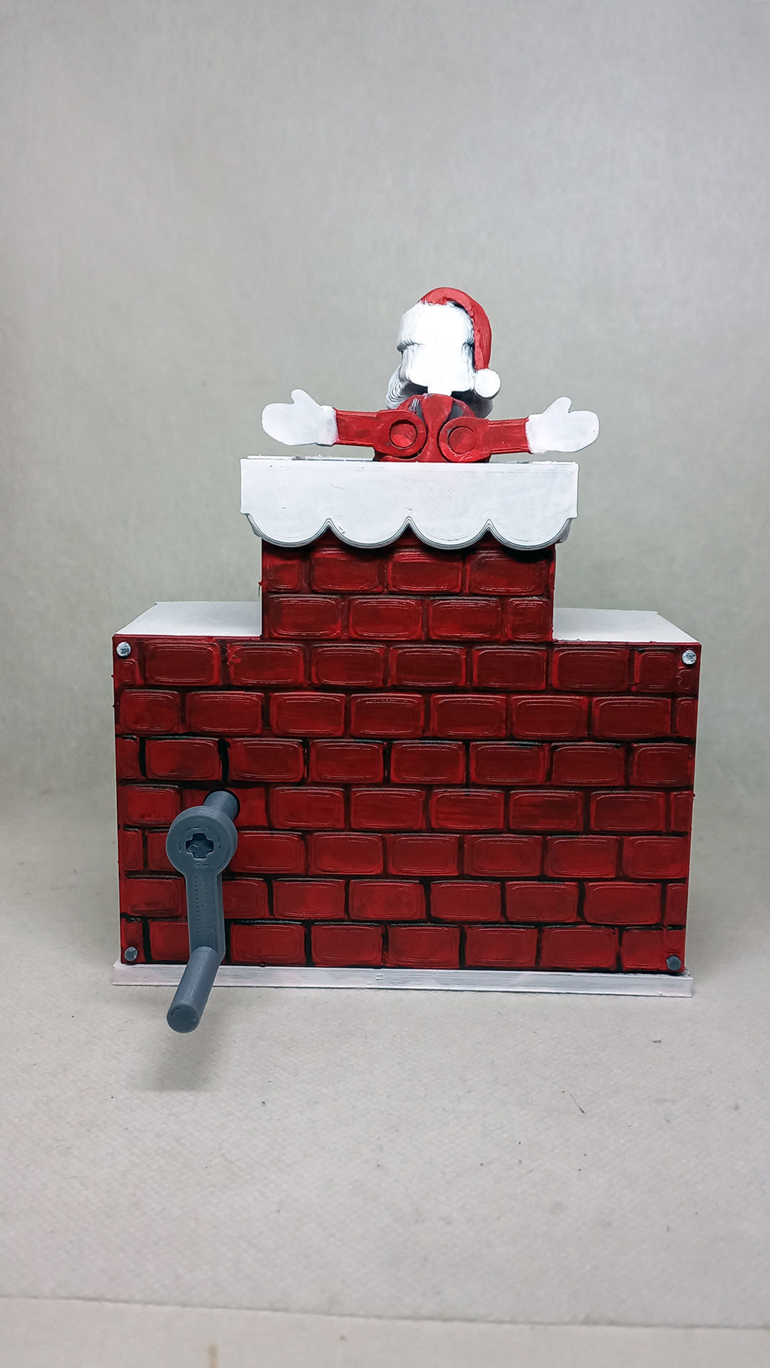 santa claus mechanical toy  3D print model_5