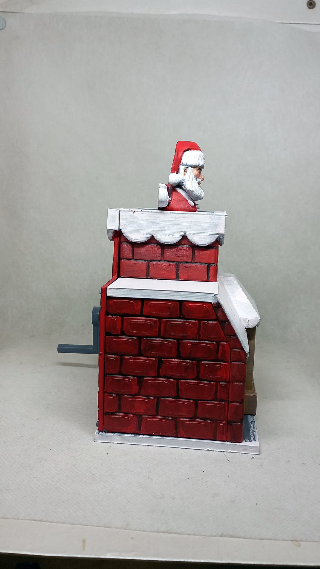 santa claus mechanical toy  3D print model_7