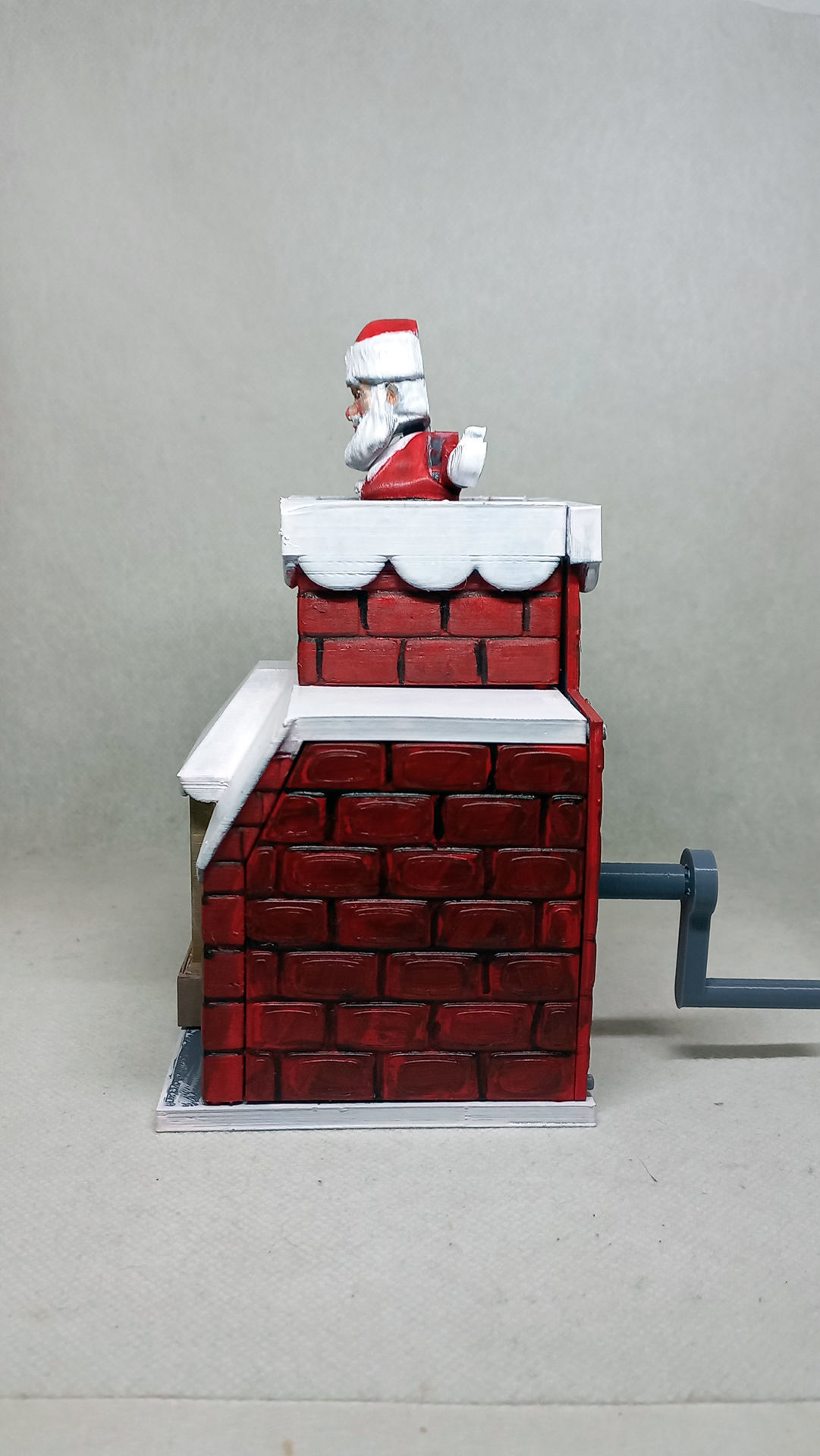 santa claus mechanical toy  3D print model_3