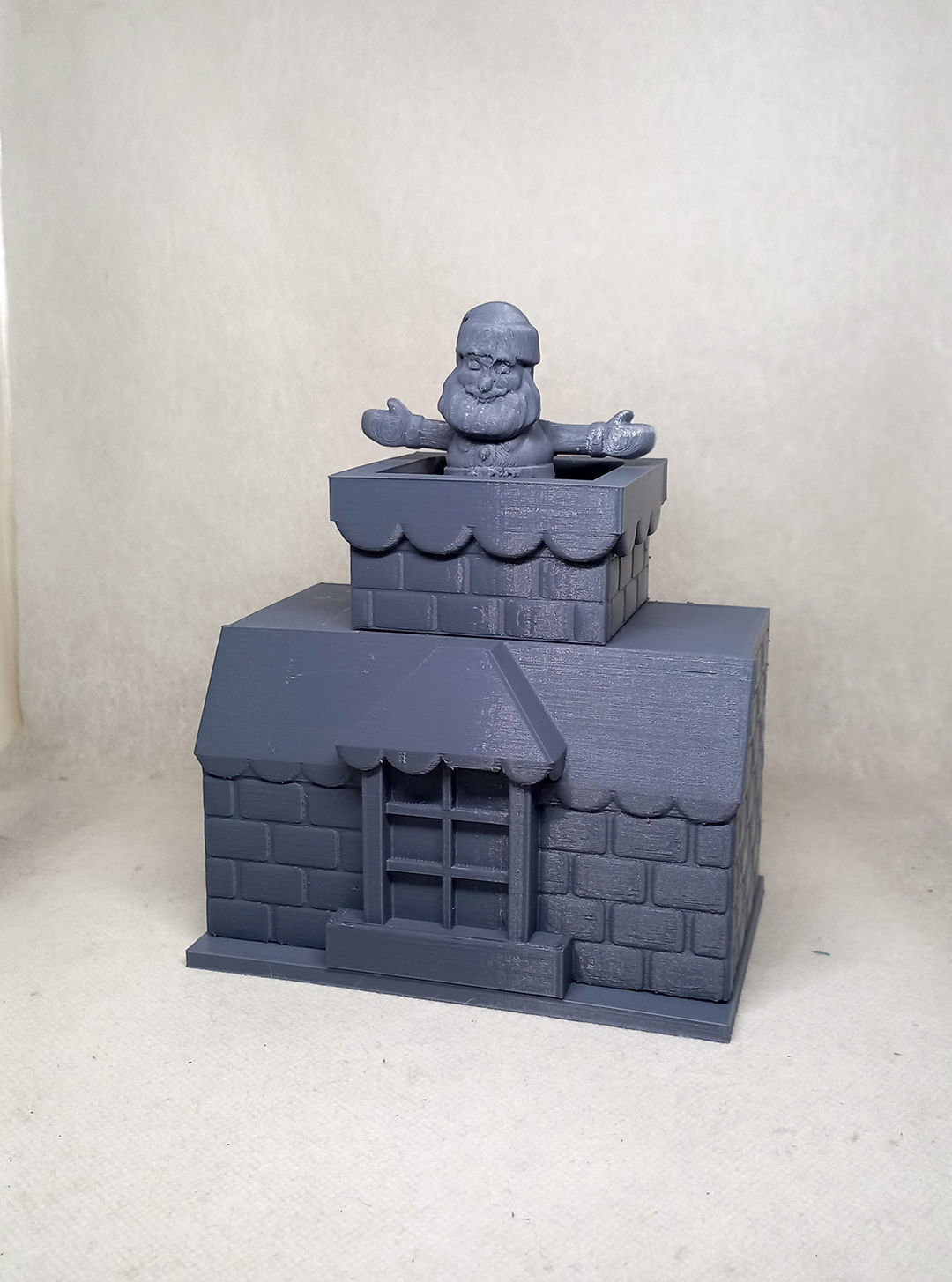 santa claus mechanical toy  3D print model_9