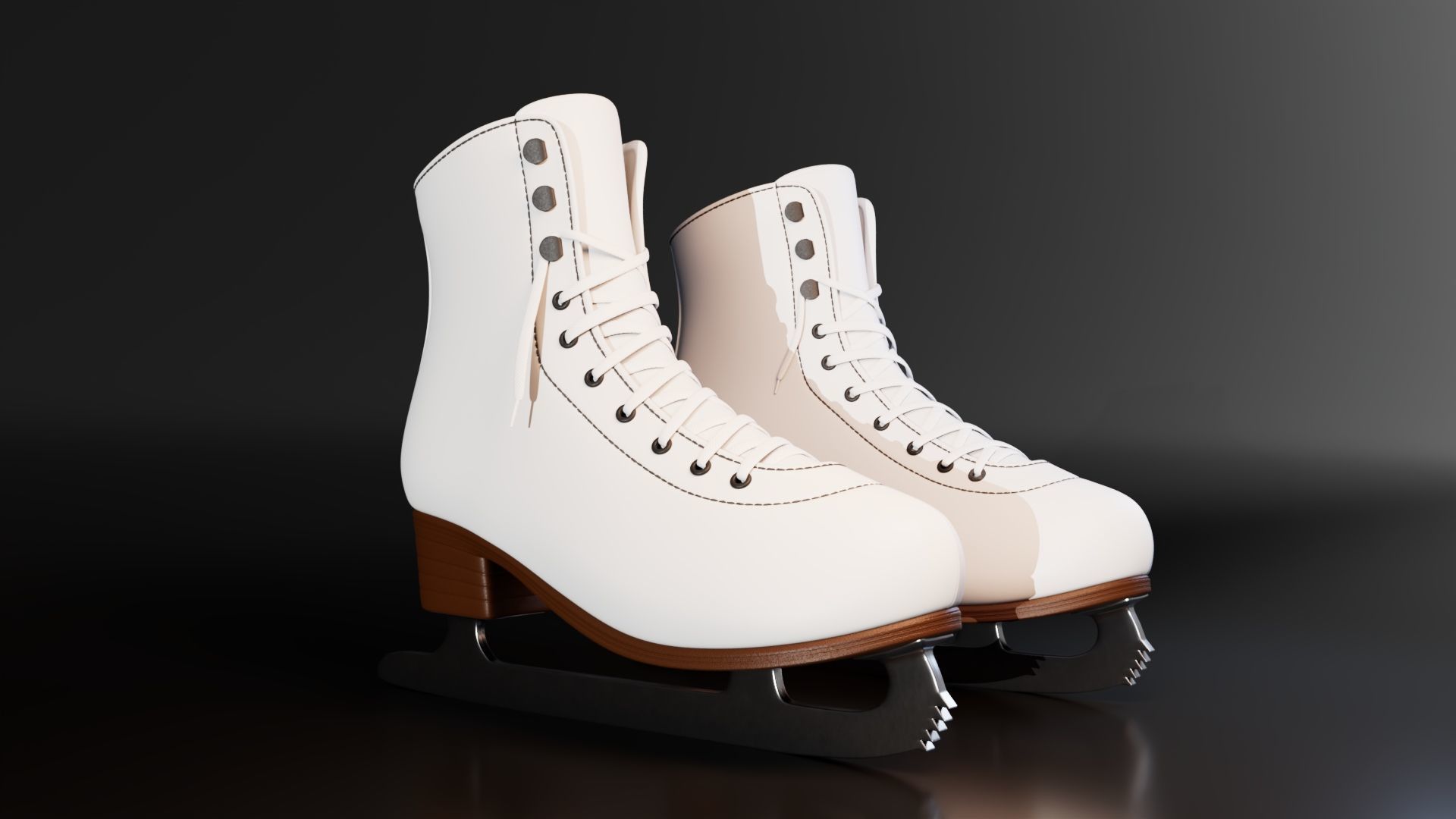 Ice Skate Shoe 3D model_1