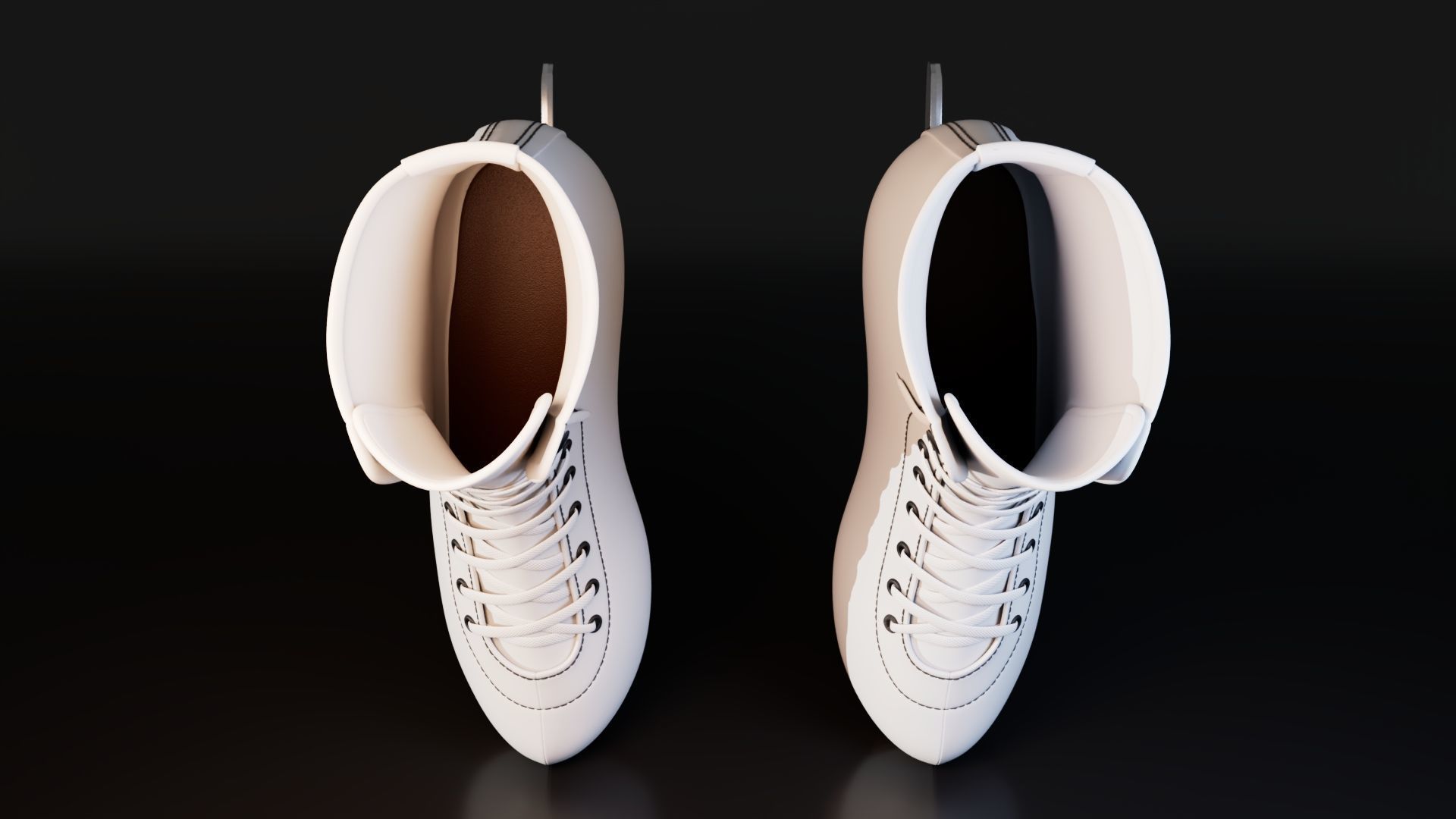 Ice Skate Shoe 3D model_3