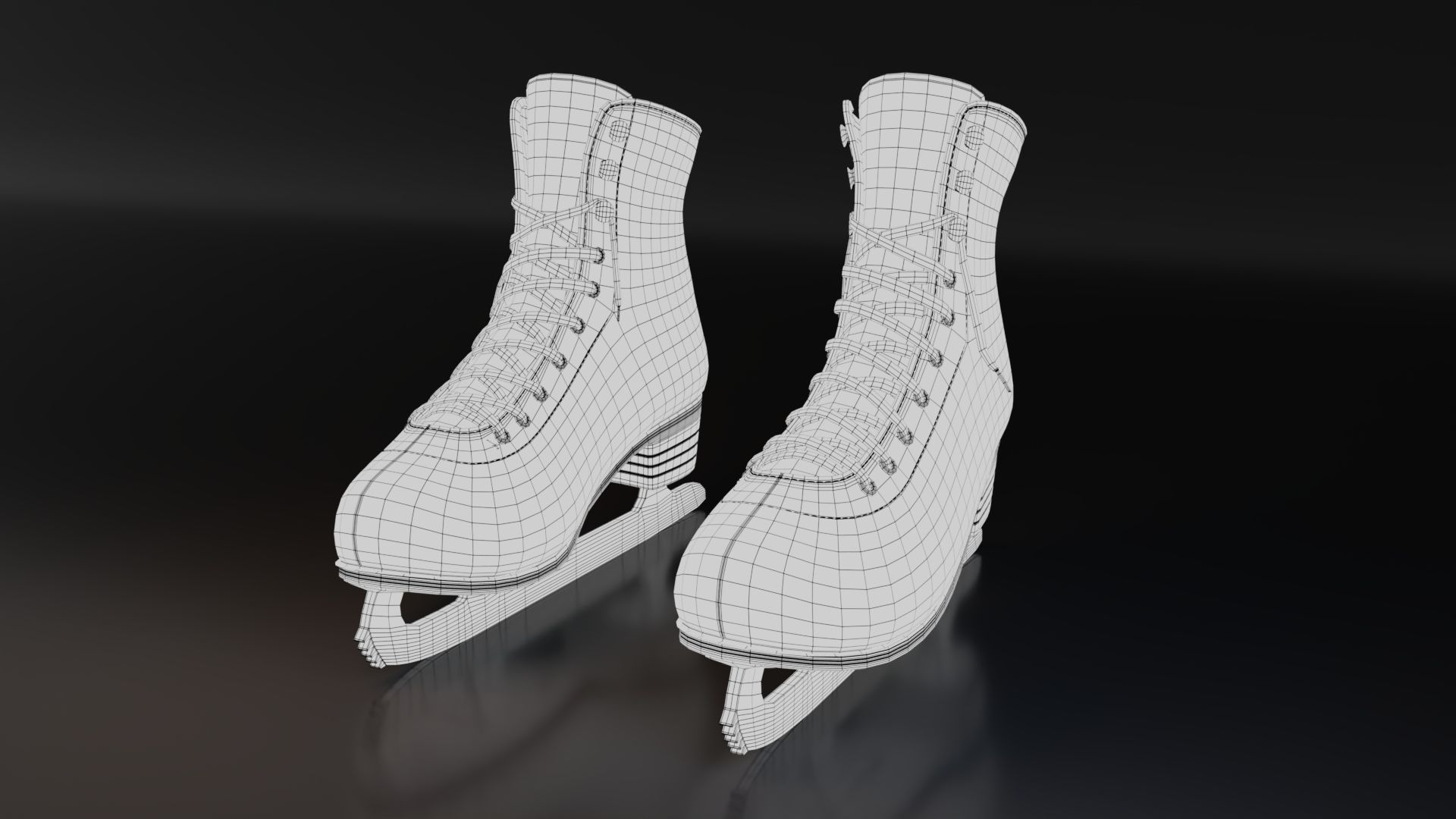 Ice Skate Shoe 3D model_7