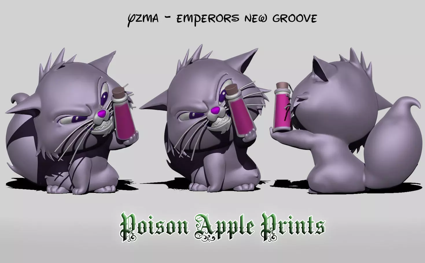CAT YZMA - EMPERORS NEW GROOVE 3D print model_0