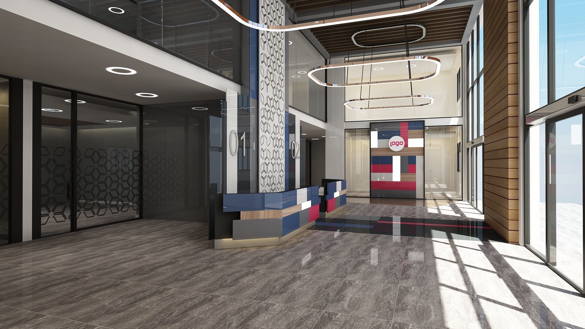 Interior Set 4 in 1 3D model_27