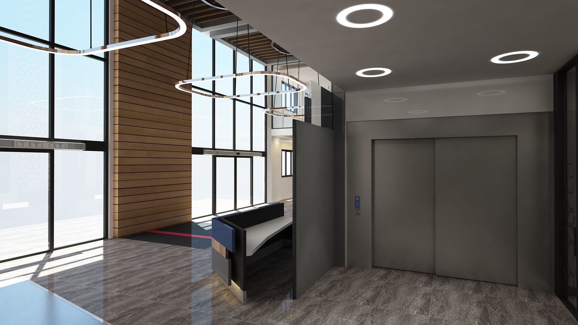 Interior Set 4 in 1 3D model_29