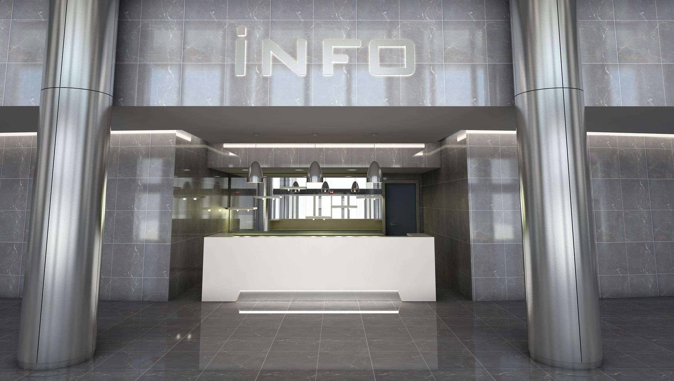 Interior Set 4 in 1 3D model_18