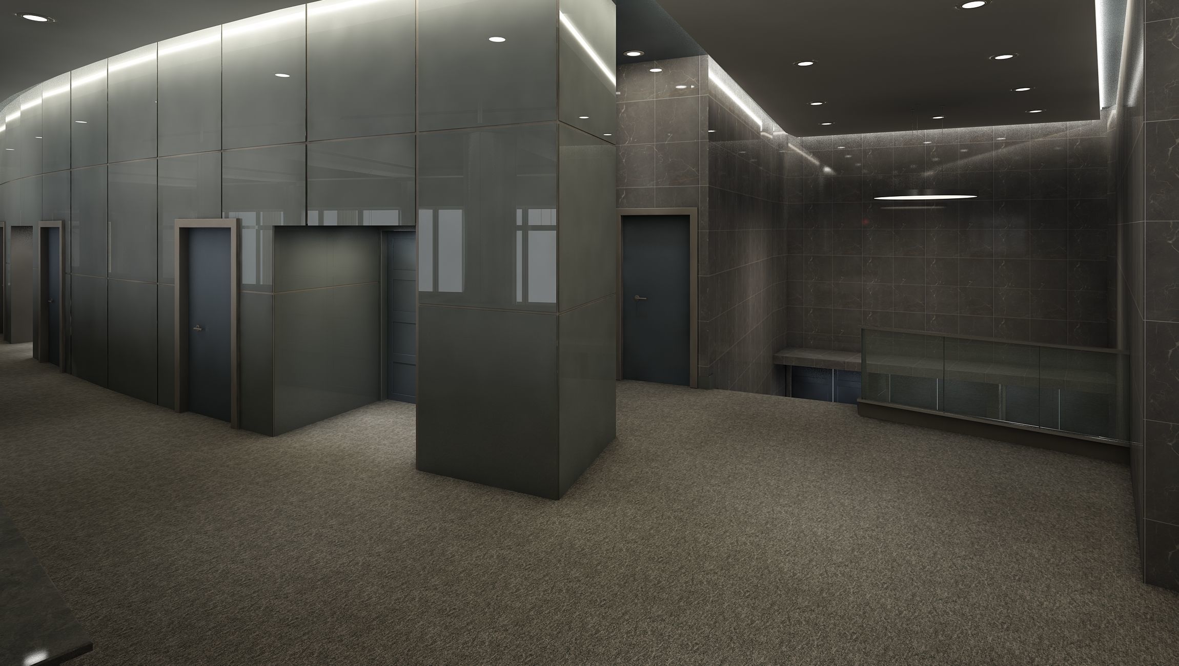 Interior Set 4 in 1 3D model_22