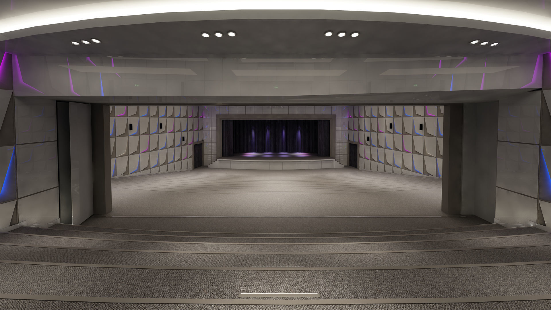 Interior Set 4 in 1 3D model_4