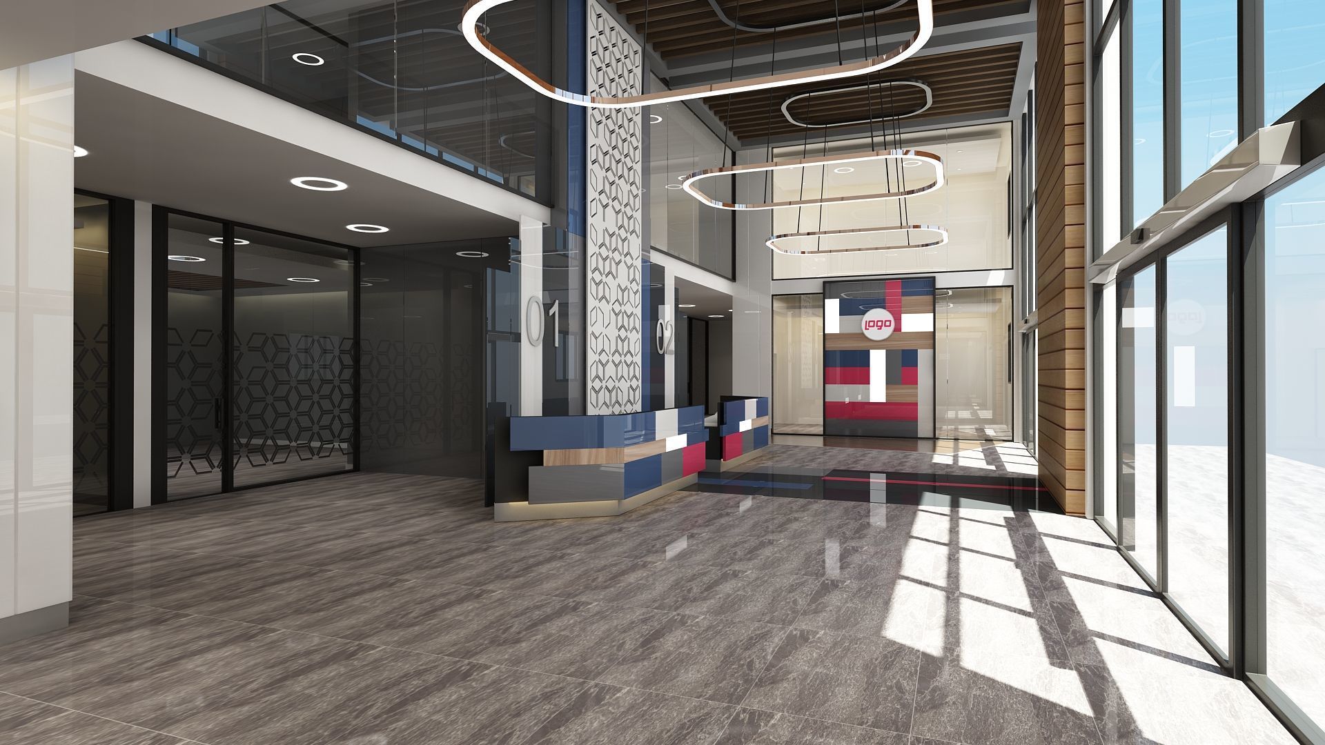 Interior Set 4 in 1 3D model_25