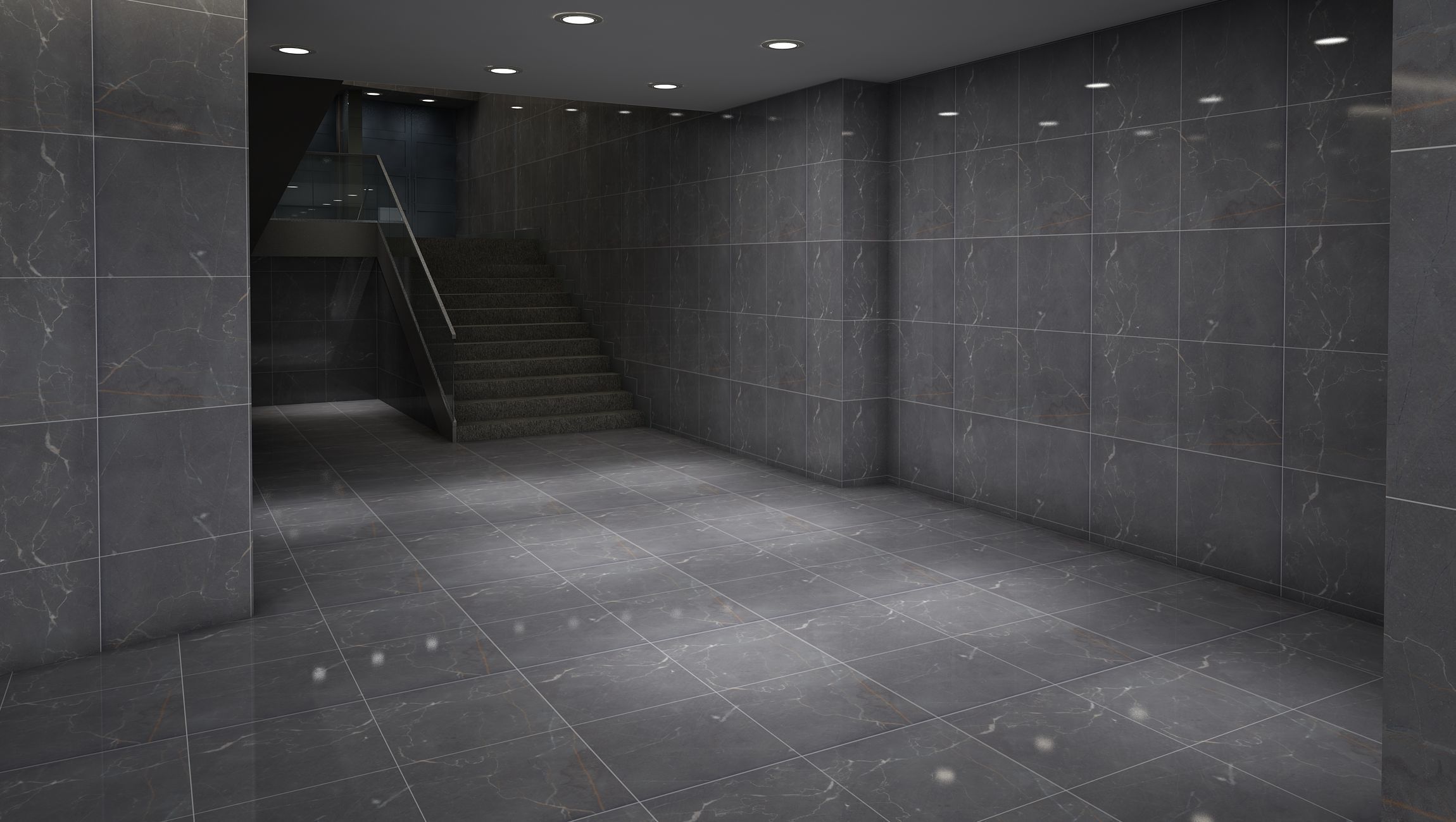 Interior Set 4 in 1 3D model_21