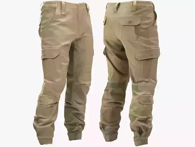 Pants 198 - All MH Bodies - UE5 Skeletons - Rigged Low-poly 3D model
