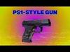 P99 Pistol Gun PSX PS1 Low-poly 3D model_1