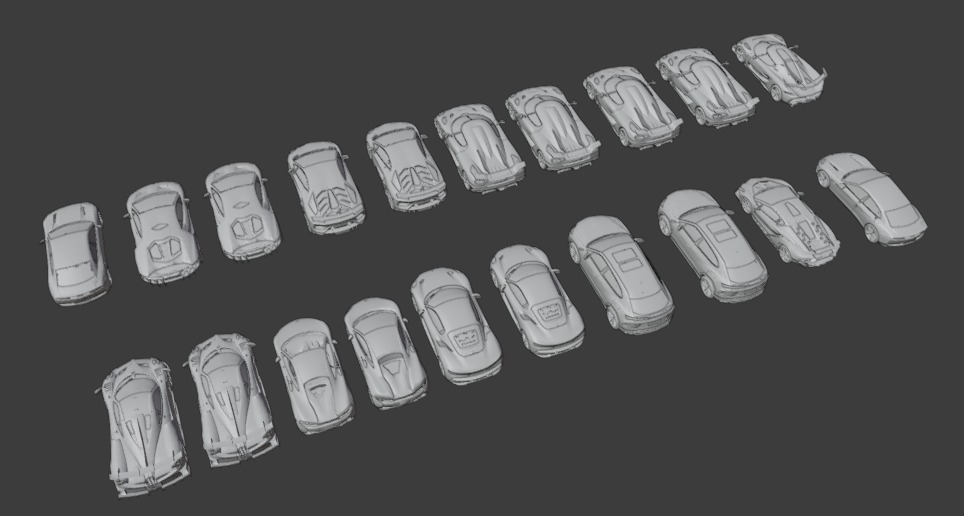 PUBG vehicles Sport Racing pack 3 4 Low-poly 3D model_7