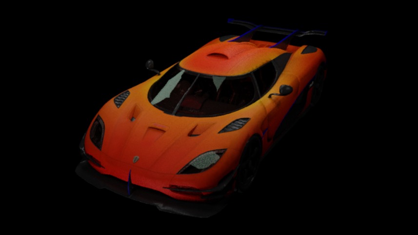 PUBG vehicles Sport Racing pack 3 4 Low-poly 3D model_9