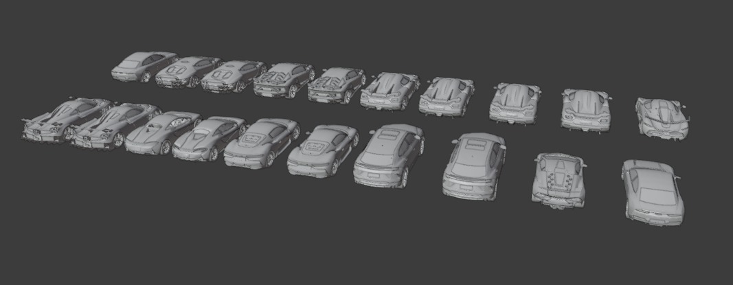 PUBG vehicles Sport Racing pack 3 4 Low-poly 3D model_6