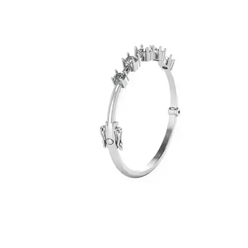Diamond Bracelet with lock