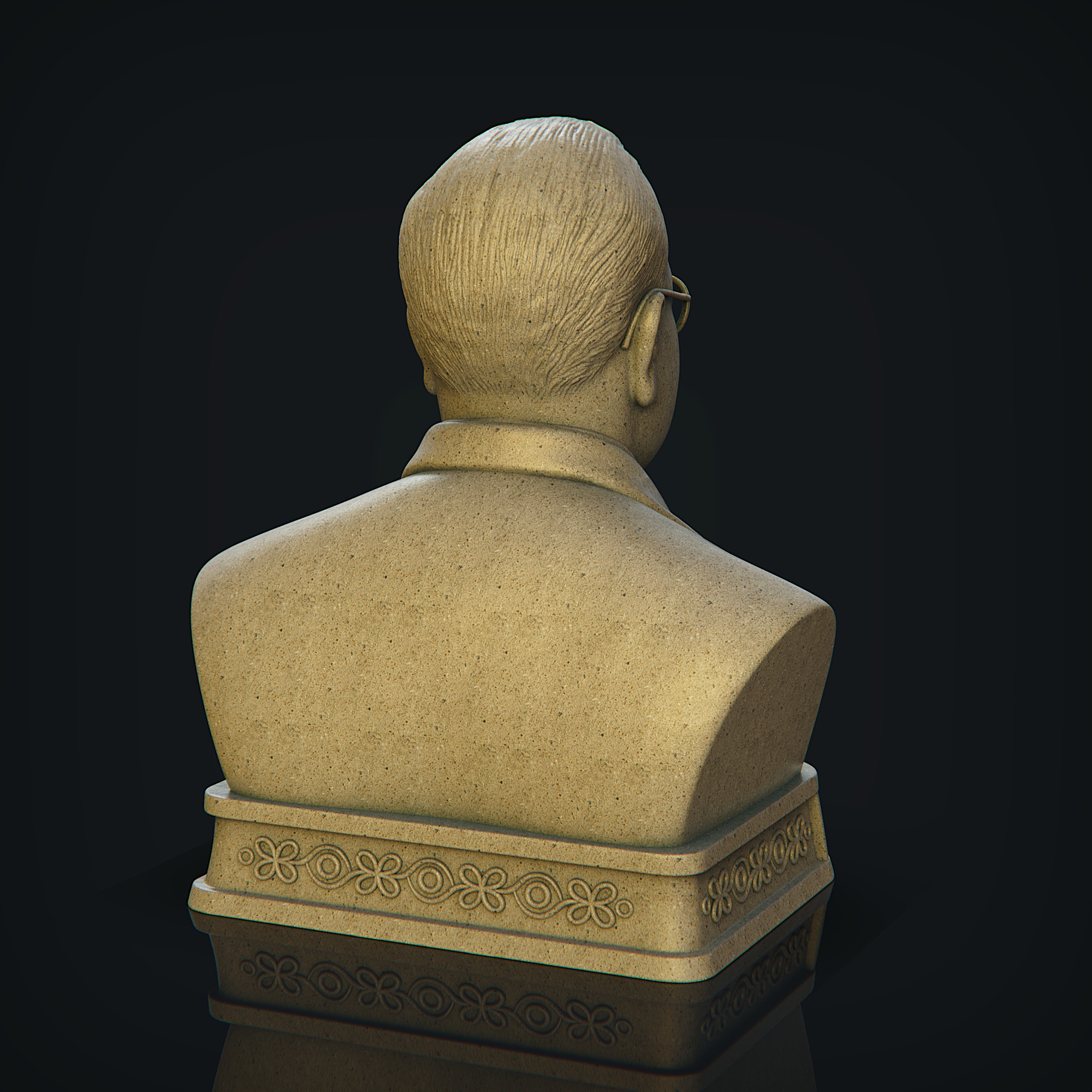 Dr Bhim Rao Ambedkar  3D print model_4