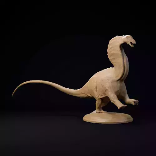 Amargasaurus charging 32mm scale pre-supported 3D print model