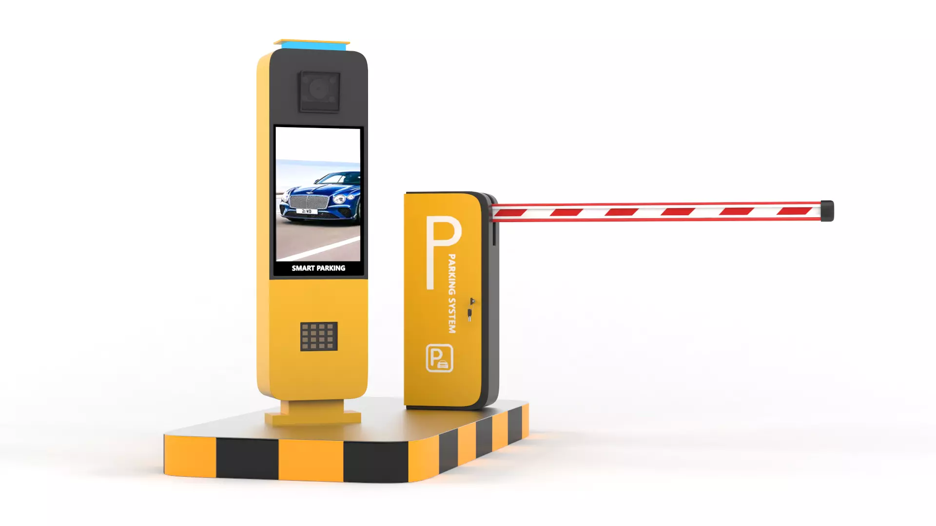 Smart Parking Equipment 3D model