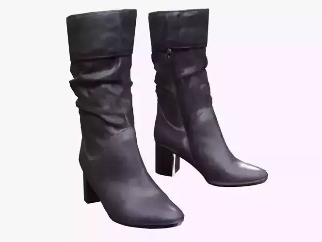 Boots 195 - All MH Bodies - UE5 Skeletons - Rigged Low-poly 3D model
