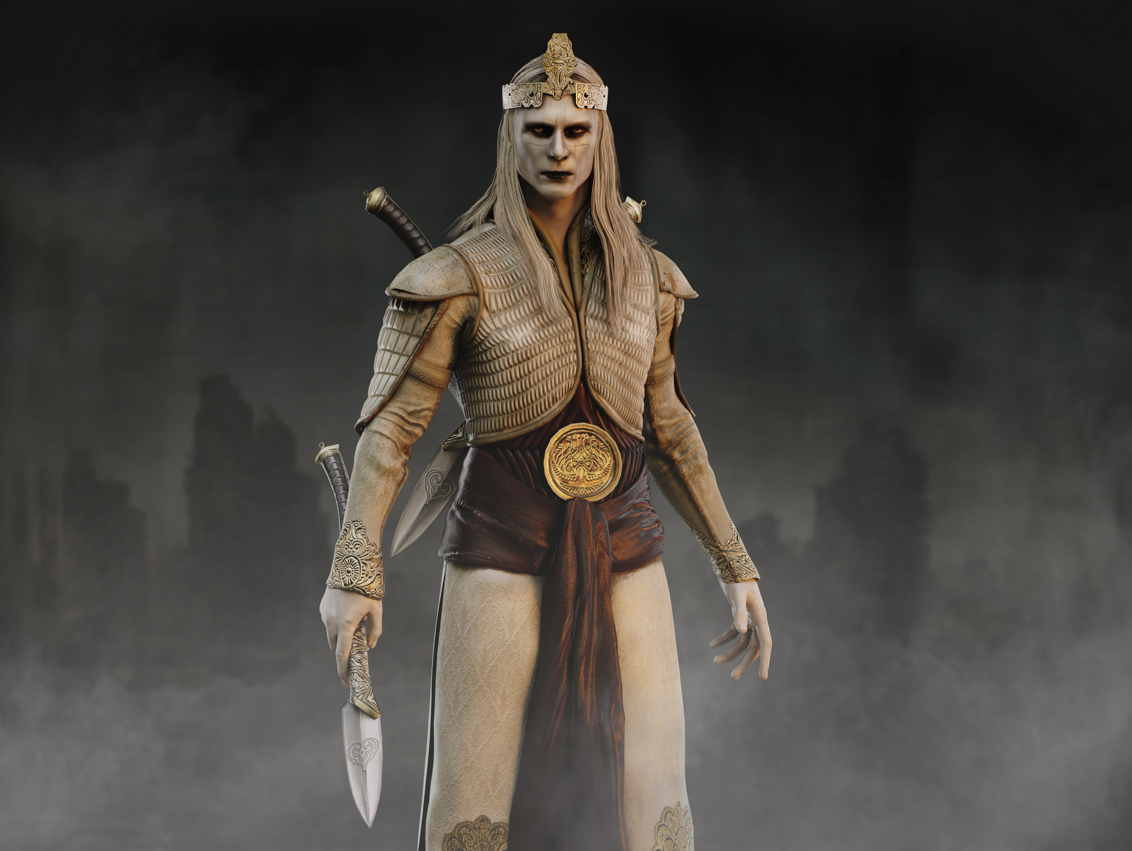 Prince Nuada Low-poly 3D model_7
