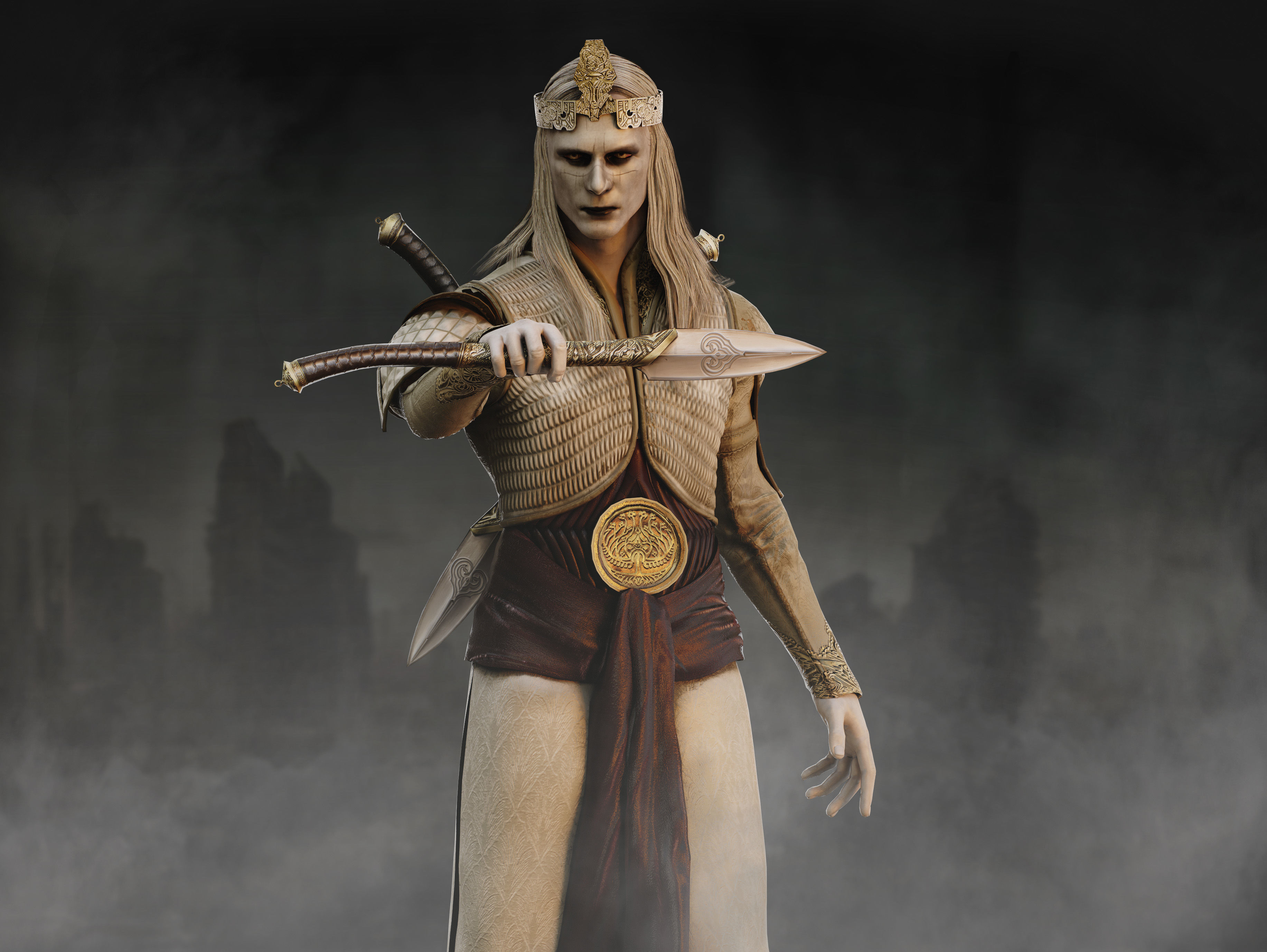 Prince Nuada Low-poly 3D model_11